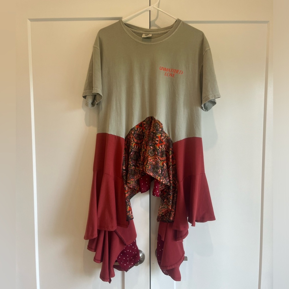 Handmade boho tunic top